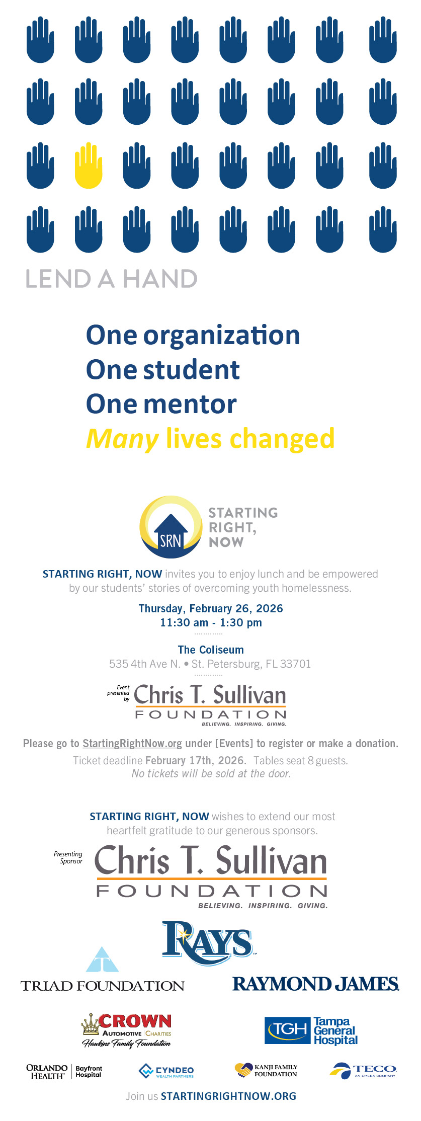 SRN Lend a Hand Annual Luncheon 2026